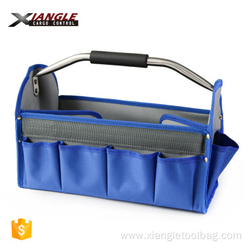 Folding Heavy Duty 16-Inch Storage Tool Tote Polyester